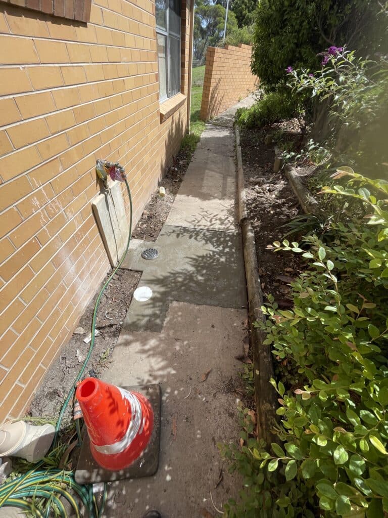 Excavation work completed by Eden Plumbing