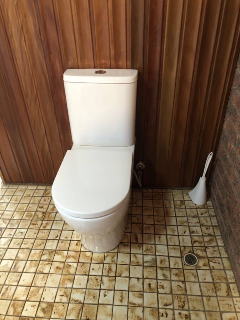 toilet 2- eden plumbing Recently installed wall facing toilet by Eden Plumbing