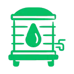 3 rainwater tank icon