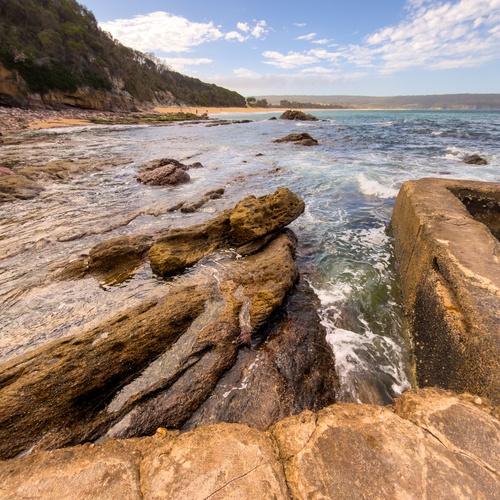 Aslings,Beach,Rock,Pool,On,The,Coast,In,Eden,New