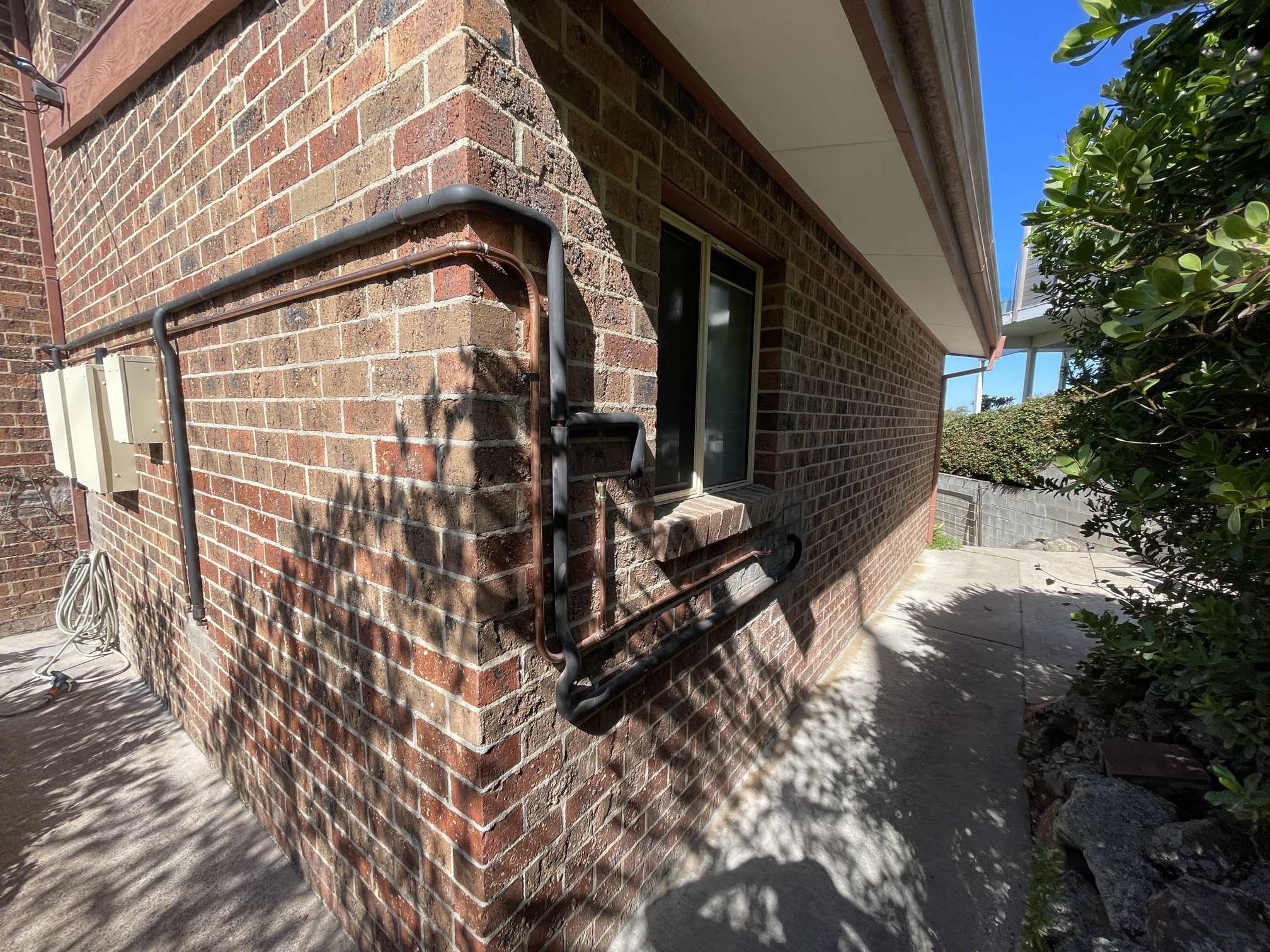 New gas line installation on a Pambula property